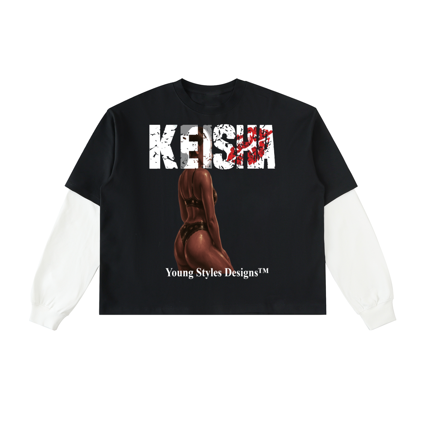 KEISHA LAYERED CONTRAST LONGSLEEVE