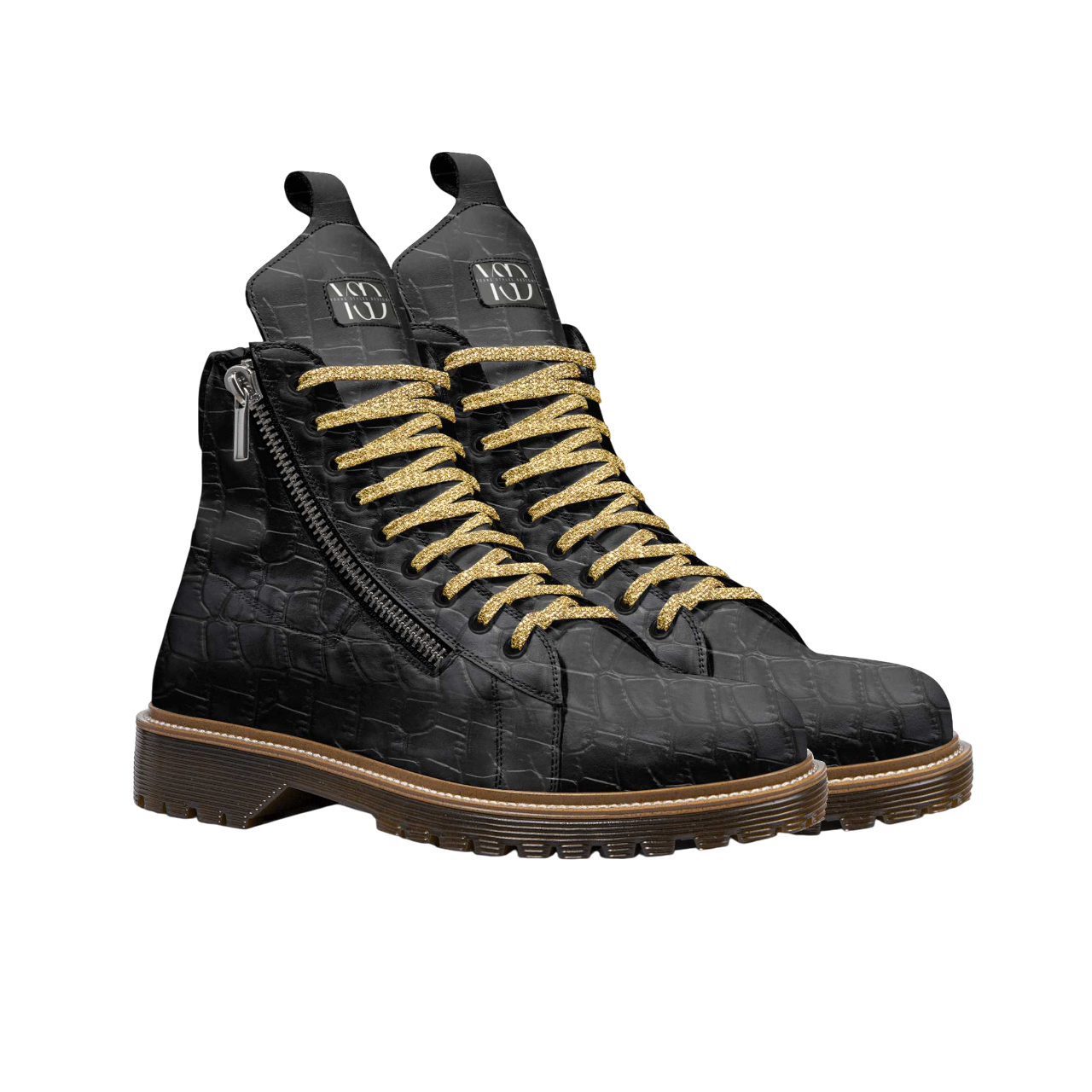 YSD IRONBLACK CROC CONSTRUCT BOOTS A/W25