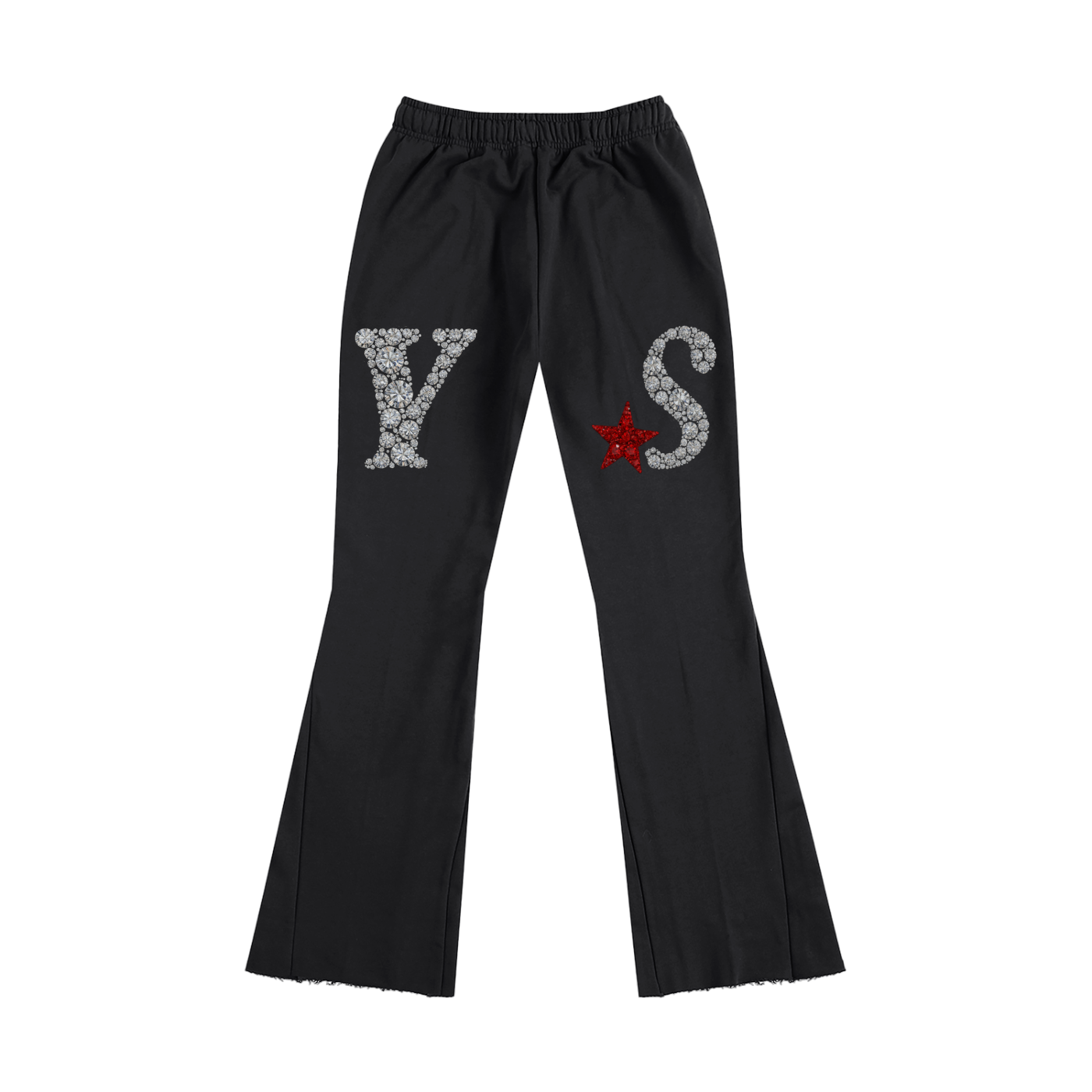 YOUNG STYLES DIAMOND Flared Sweatpants
