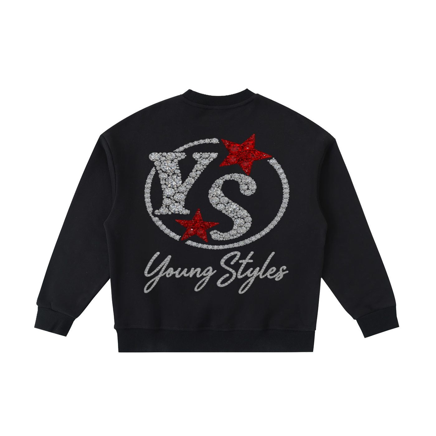 YOUNG STYLES MINI STAR FLEECE CREWNECK